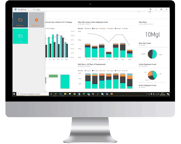 ANALITICA HR management software: a unique model on Excel with customized workflows and monitoring
